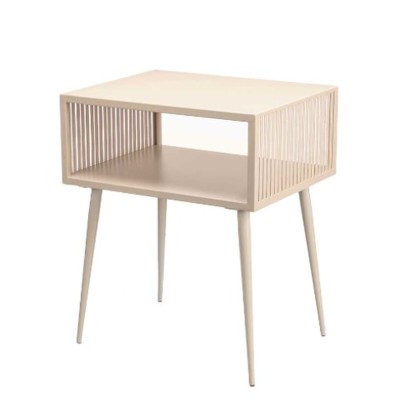 Table d'appoint Gift Decor 24303-CW Beige 46,5 x 19,2 x 36,2 cm