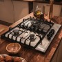 Plaque au gaz Cecotec Bolero Squad G 3200F Inox 6250 W 58 x 50 cm