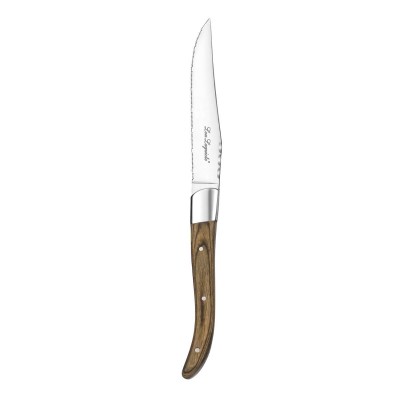 Ensemble de couteaux à viande Lou Laguiole Louis Noyer Métal 23 x 2 x 1 cm Viandes (6 Unités)