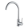 Mixer Tap Imex GCR002 Grey Brass Steel