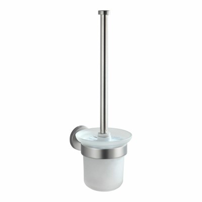 Porte-brosse Wenko 10 X 35 X 14 CM Blanc Acier inoxydable Moderne Chrome