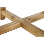 Dining Table DKD Home Decor Natural Pinewood 120 x 120 x 76 cm