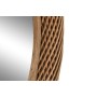 Wall mirror Home ESPRIT Light brown Natural Urban 72 x 7 x 72 cm