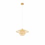 Ceiling Light DKD Home Decor Natural Bamboo 50 W 40 x 40 x 17 cm