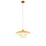 Ceiling Light DKD Home Decor Natural Bamboo 50 W 40 x 40 x 17 cm