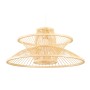 Ceiling Light DKD Home Decor 50 x 50 x 22 cm Light brown Bamboo 50 W