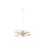 Ceiling Light DKD Home Decor White Natural Bamboo 50 W 100 x 100 x 32 cm