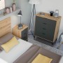 Chest of drawers Brown Black 77,5 x 40 x 93,5 cm