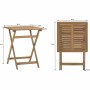 Table set with 2 chairs