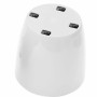 Pot Garden ID Blanc Plastique Plastique recyclé Brillant 35 cm Avec des roues