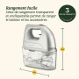 Batteur à fouet Cuisinart HM7U/E POWER ADVANTAGE Blanc 200 W