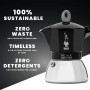 Italian Coffee Pot Bialetti 0006936/NP Black Metal Aluminium