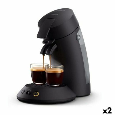 Cafetière à capsules Philips SENSEO ORIGINAL PLUS Noir 1 bar 0,7 L (2 Unités)