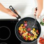 Poêle Tefal FORCE BLACK 24C Noir Aluminium Ø 24 cm