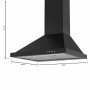 Conventional Hood Cecotec Bolero Flux PM 604300 Black