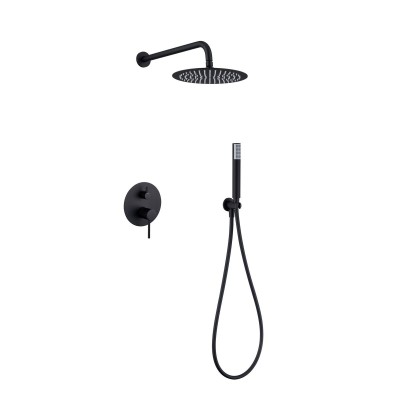 Colonne de douche Imex MONZA NM GPM039/NG Acier inoxydable Laiton ABS