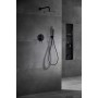 Colonne de douche Imex MONZA NM GPM039/NG Acier inoxydable Laiton ABS