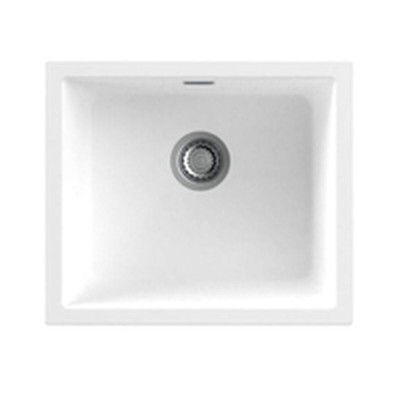 Évier simple Nodor 45401BWH 4084 Blanc