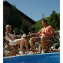 Garden chair Fieldmann Brown Metal
