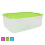 Boîte à repas rectangulaire avec couvercle Rectangulaire 8 L 36 x 24,5 x 13 cm (6 Unités)