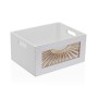 Set of decorative boxes Versa Adda White Wood