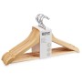 Jeu de porte-manteaux Kipit 79419 79419 Marron Bois Métal 44,5 x 1,2 x 23 cm 43,5 x 23 x 10 cm 44,5 x 23 x 10 cm (8 Unités)