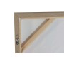 Canvas Home ESPRIT Yellow Blue Flowers Shabby Chic 100 x 4 x 100 cm (2 Units)
