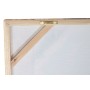 Canvas Home ESPRIT Turquoise Golden Colonial African Woman 90 x 3 x 120 cm (2 Units)