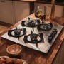 Gas Hob Cecotec Bolero Squad G 4200S Inox 8000 W 58 x 50 cm