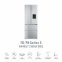 Combined Refrigerator Haier HFR5719EWMG 190 Silver