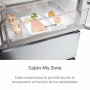 Combined Refrigerator Haier HFR5719EWMG 190 Silver