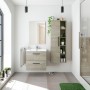 Cupboard Forés Brown Melamin 51 X 25 X 135 CM