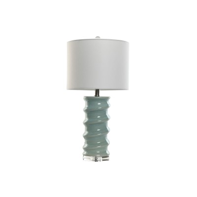 Lampe de bureau Home ESPRIT Blanc Bleu ciel 50 W 220 V