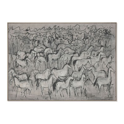 Cadre Home ESPRIT Jute polystyrène 140 x 4 x 100 cm