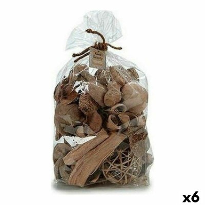 Decorative Flowers Brown 17 x 32 x 23 cm (6 Units)