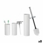 Bath Set Berilo White Plastic 16,5 x 8 x 32,5 cm (8 Units)