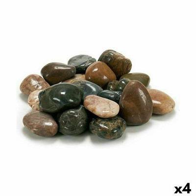 Pierres Décoratives Ibergarden Marron Gris 3 Kg (4 Unités)
