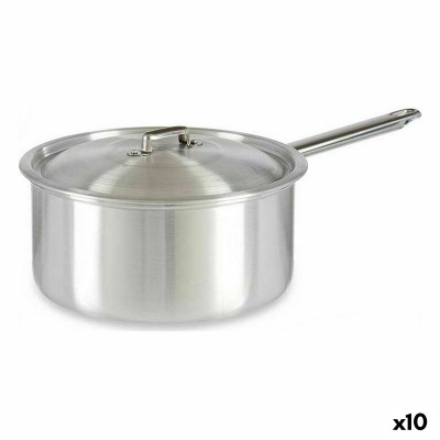 Casserole avec couvercle Kinvara Argenté Aluminium Ø 24 cm 5 L 43 x 15,5 x 26 cm 26 x 15,5 x 43 cm (10 Unités)