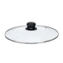 Pan lid Kinvara Transparent Silver Metal Glass Stainless steel Crystal Steel 26 cm 26,5 x 5 x 26,5 cm (12 Units)