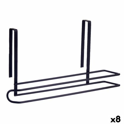 Kitchen Paper holder Kinvara Black Metal Iron 34 x 17,3 x 10,5 cm (8 Units)