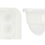 Coquetier Kinvara Blanc Transparent Plastique 17,5 x 7 x 28,5 cm (12 Unités)