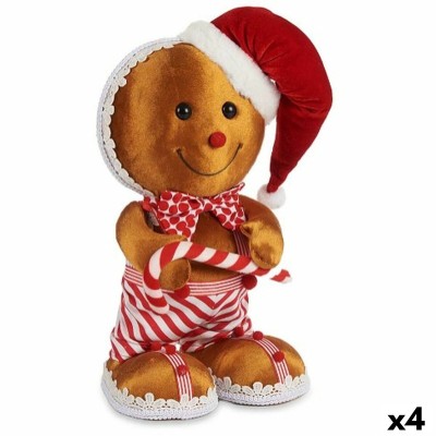 Figurine Décorative Krist+ Marron Rouge Biscuit 19 x 33 x 15 cm (4 Unités)