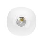 Bol Vivalto Blanc Verre opalin Carré 17,5 x 6 x 17,5 cm (36 Unités)