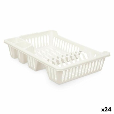 Draining Rack for Kitchen Sink Kinvara White 40 x 8 x 29,5 cm (24 Units)