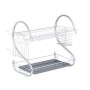 Draining Rack for Kitchen Sink Kinvara Grey 45,5 x 24,5 x 37,5 cm 41 x 26,5 x 11,5 cm