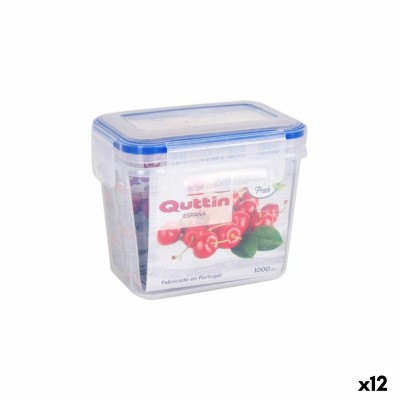 Lunch box Quttin Quttin Rectangular 1 L 15 x 10 x 12 cm (12 Units)