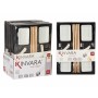 Set de sushi Kinvara Blanc Bambou Porcelaine 27,5 x 2,5 x 20,5 cm 19,5 x 2,5 x 26,5 cm (12 Pièces) (6 Unités)