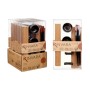Set de sushi Kinvara Noir Naturel Bambou Vaisselle 16,5 x 3 x 30 cm (8 Pièces) (6 Unités)