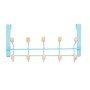 Door Coat Rack Berilo Blue Wood Metal 35 x 17 x 15 cm (6 Units)