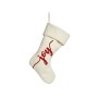 Décorations de Noël Krist+ Joy Blanc Rouge Tissu Chaussette de Noël 28 x 4 x 46 cm (12 Unités)